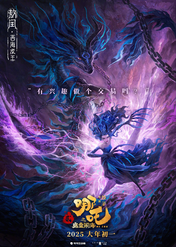 哪吒之魔童闹海“四海龙王”海报 (2)